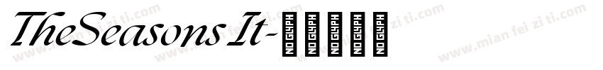 TheSeasons It字体转换